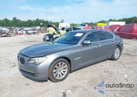 2011 BMW 750I xDrive from USA, damaged, VIN WBAKC6C59BC394753